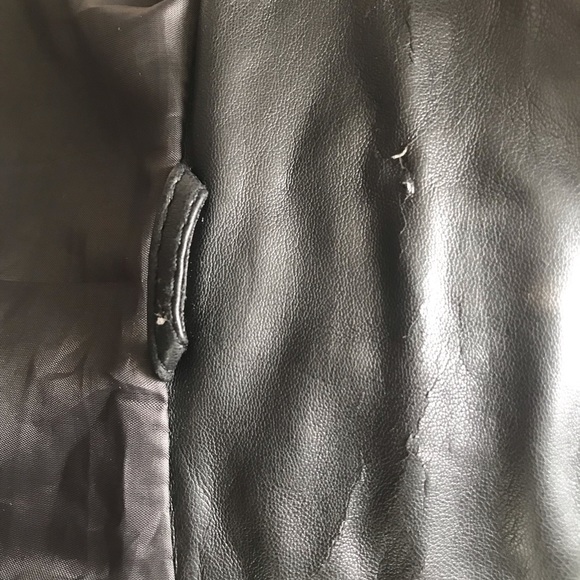 Riverdale South Side Serpents Black Faux Leather Jacket, Size M - Picture 9 of 11